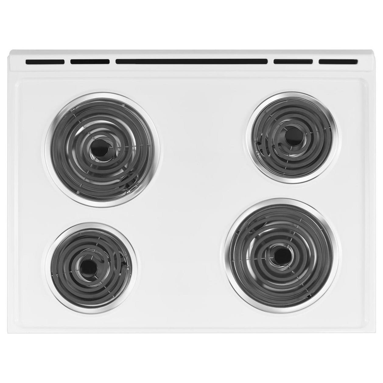 Whirlpool WEC310S0FW 4.8 cu. ft. Coil Electric Range with Guided